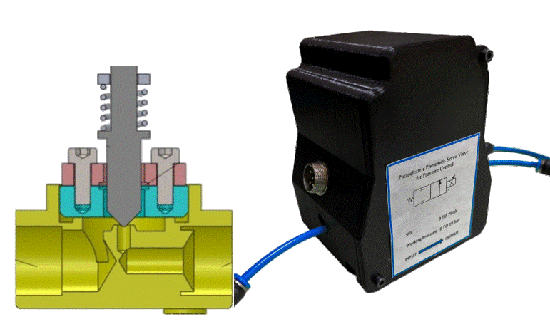 (Pneumatic Piezoelectric On/Off Valve) شیر On/Off پیزوالکتریک نیوماتیک