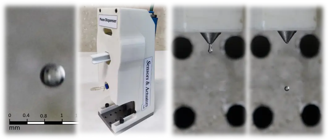 (Piezo Dispenser) سامانه تزریق کنترل شده قطره سیال توسط پیزوالکتریک